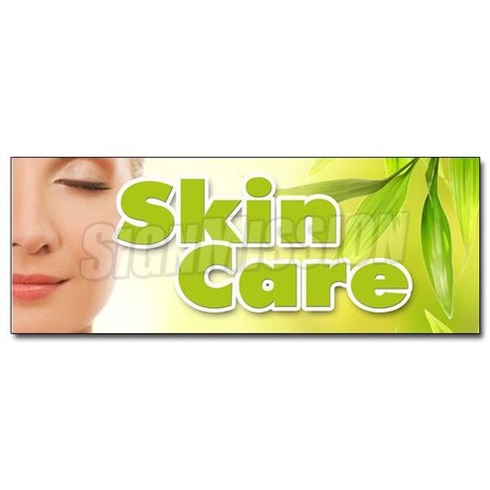Signmission SKIN CARE DECAL sticker esthetician spa massage salon dermatologist, D-12 Skin Care D-12 Skin Care